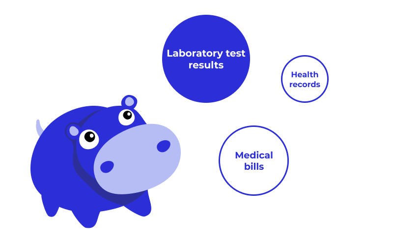 An illustrative picture with a hippo for HIPAA by PII Tools