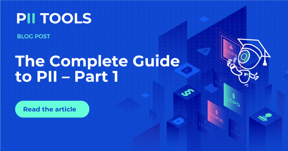 Complete Guide to PII Part 1 illustrative picture by PII Tools