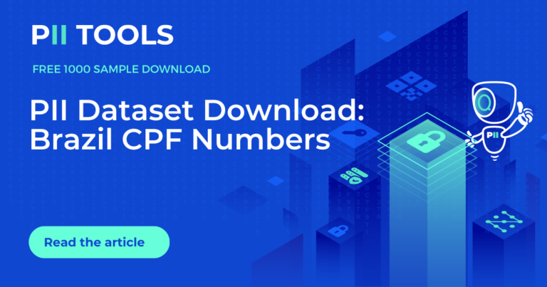 PII Dataset Download – Brazil CPF Number